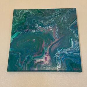 Pink Lagoon - Abstract Artwork Painting